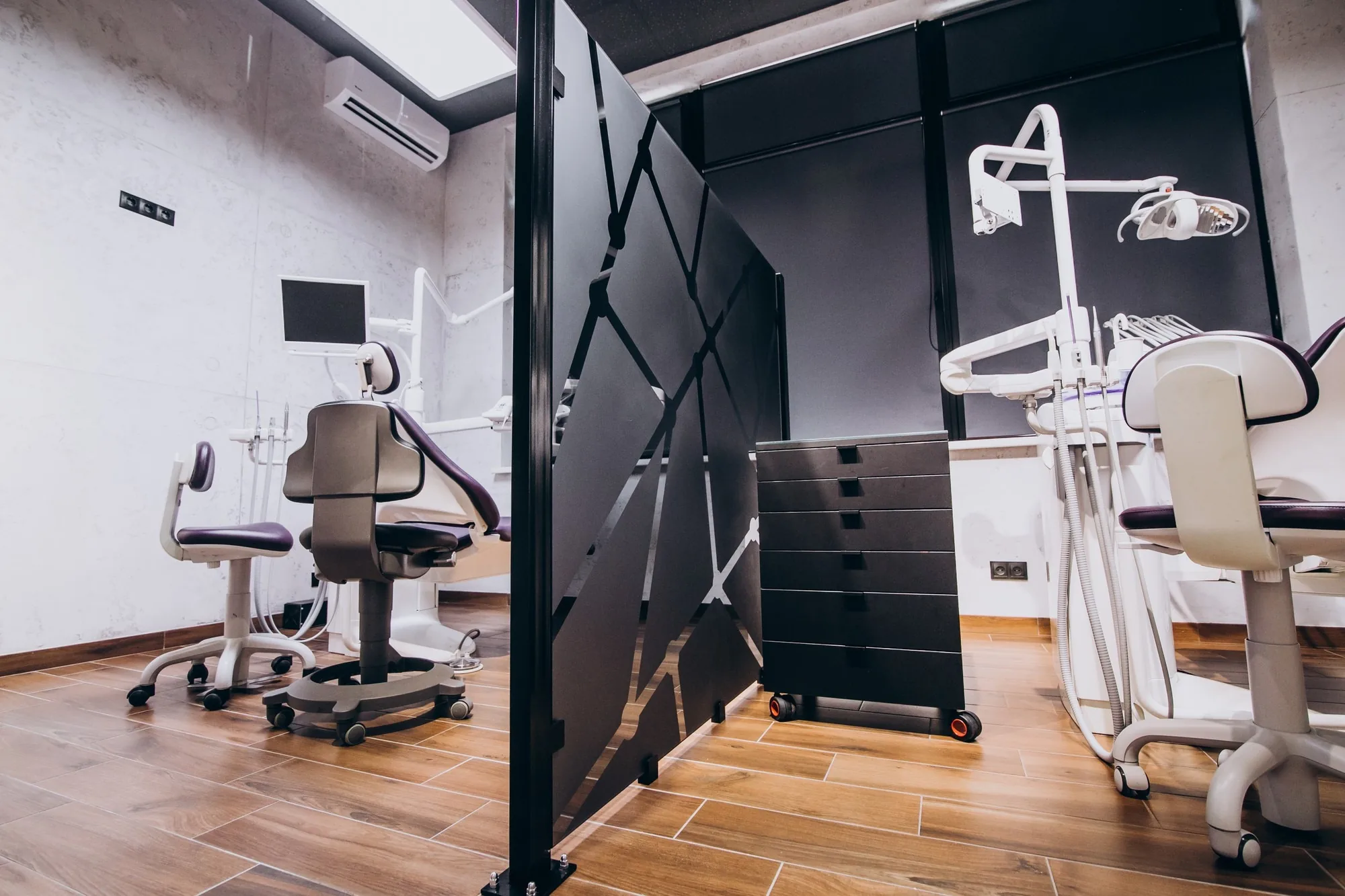 Calm, light-filled dental reception area